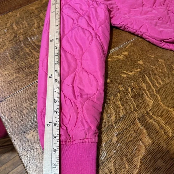 Thread & Supply HOT‎ PINK quilted jacket sz large - Picture 4 of 8
